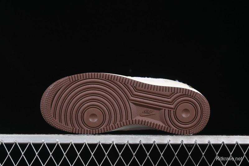 Nike Air Force 1 '07 Low Bape Camouflage Swoosh Beige Casual Sneakers - DF0188-030