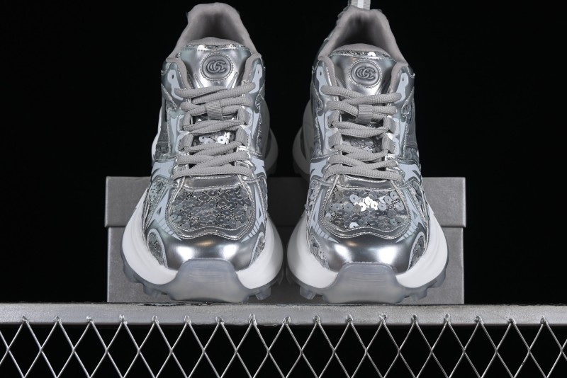 GG-CC Casual Sandals with Asymmetric Design and Cool Functional Style - 70119-3 Silver