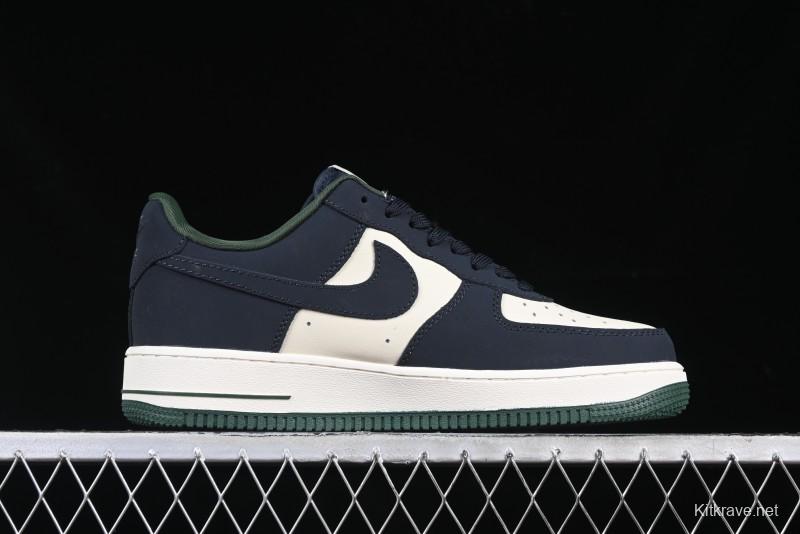 Nike Air Force 1 '07 Low Stussy Collaboration Explosive Blue Low-Top Casual Sneakers - KK1988-040
