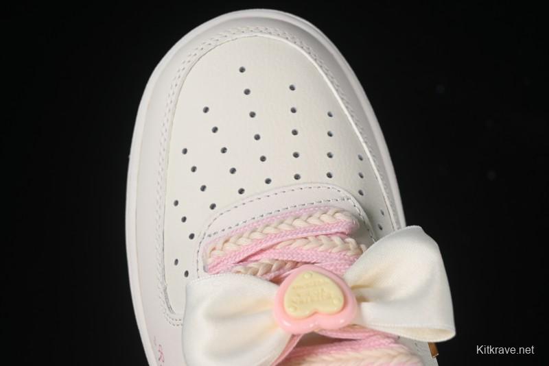 Nike Air Force 1 '07 Low Heart Bow Low-Top Casual Sneakers - FC1122-333