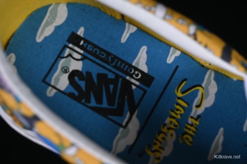 Vans Slip-on Pro Simpson Family All Over Print Low Top Skate Shoes - VN0A3WMD1TJ