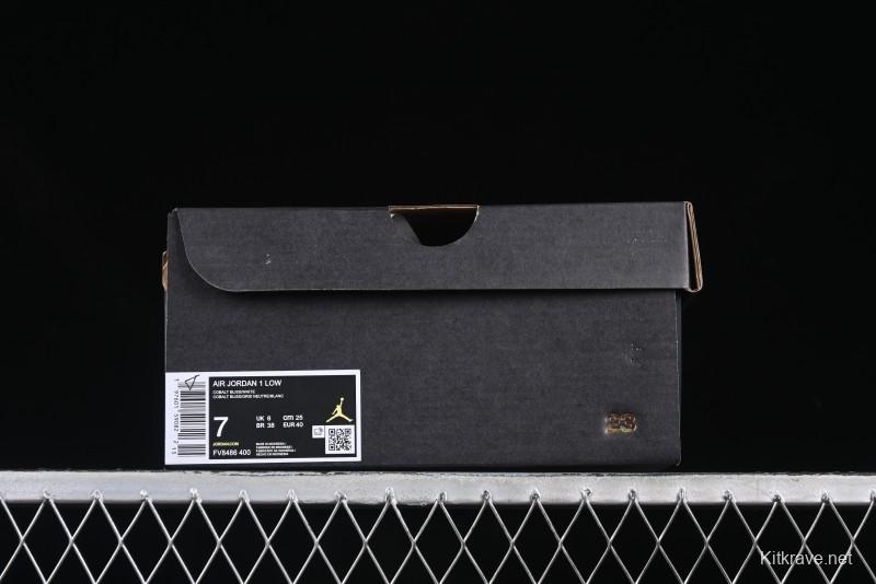 Nike Air Jordan 1 Low Casual Sneakers in Light Blue - FV8486-400