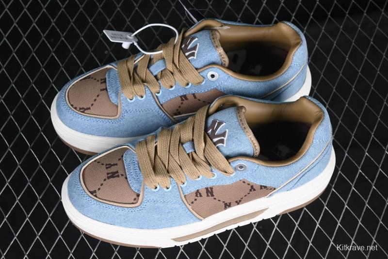 New York Yankees MLB Chunky Liner Dia Monogram Thick Sole Casual Running Shoes - 3ASXCLJ4N50BLS