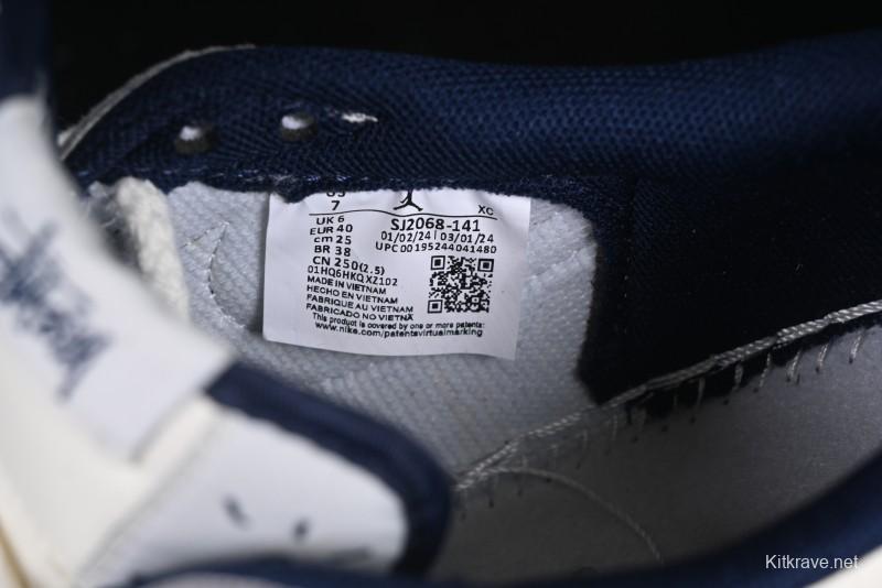 Nike Travis Scott x Fragment Design x Air Jordan 1 Low OG SP AJ1 Retro Sneakers - SJ2068-141
