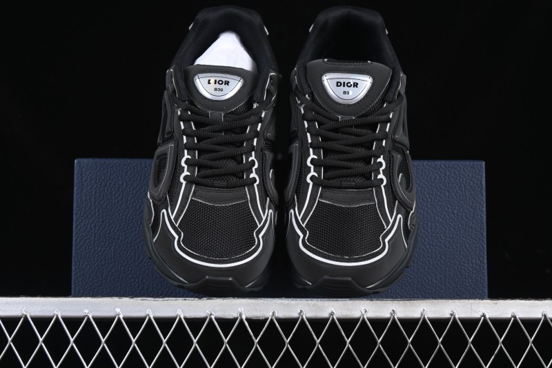 Dior B30 Sneakers with Reflective CD30 Logo - CD30