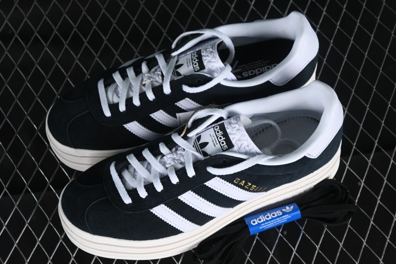 Adidas Originals Gazelle Bold HQ6912 Low-Top Sneakers with Thick Sole for Casual Wear Anti-Slip and Durable - HQ6912
