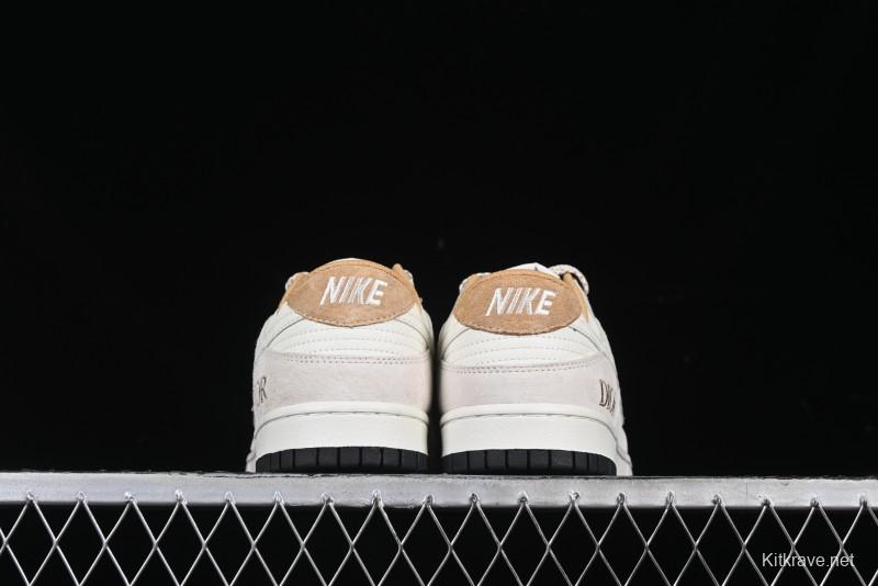 Nike SB Dunk Low Dior Collaboration Anniversary Custom Low-Top Casual Sneakers - DJ2024-066