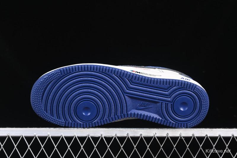 Nike Air Force 1 '07 Low BMW Collaboration Sky Blue White Low-Top Casual Sneakers - DM6688-017