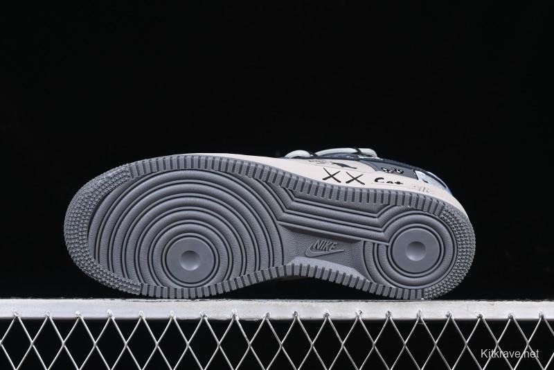 Nike Air Force 1 '07 Low British Blue Cat Casual Lace-Up Sneakers - KS6896-333