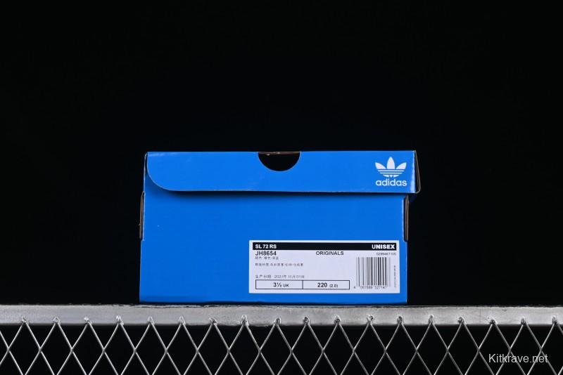 Adidas Originals SL 72 RS Retro Running Shoes with Ecotex Tongue and EVA Midsole - JH8654