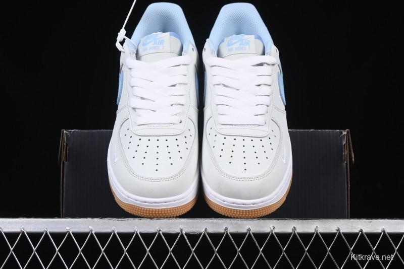 Nike Air Force 1 '07 Low Light Blue Casual Sneakers - 315122-102