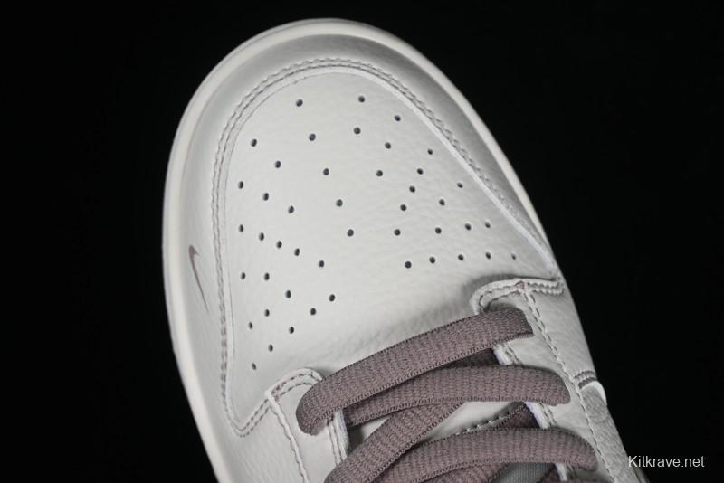 Nike Supreme SB Dunk Low Custom High-End Casual Skateboarding Shoes with Light Pink Colorway - RM2308-331