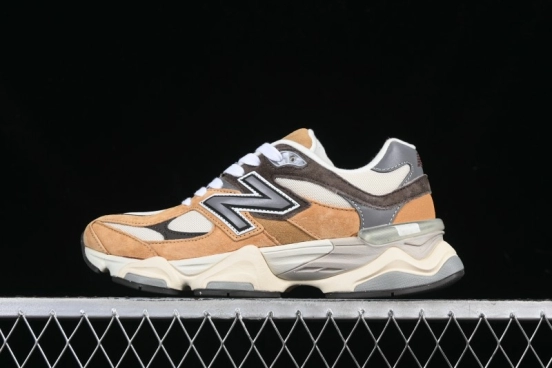 New Balance 9060 Retro Casual Running Shoes with ABZORB Cushioning - U9060WOR