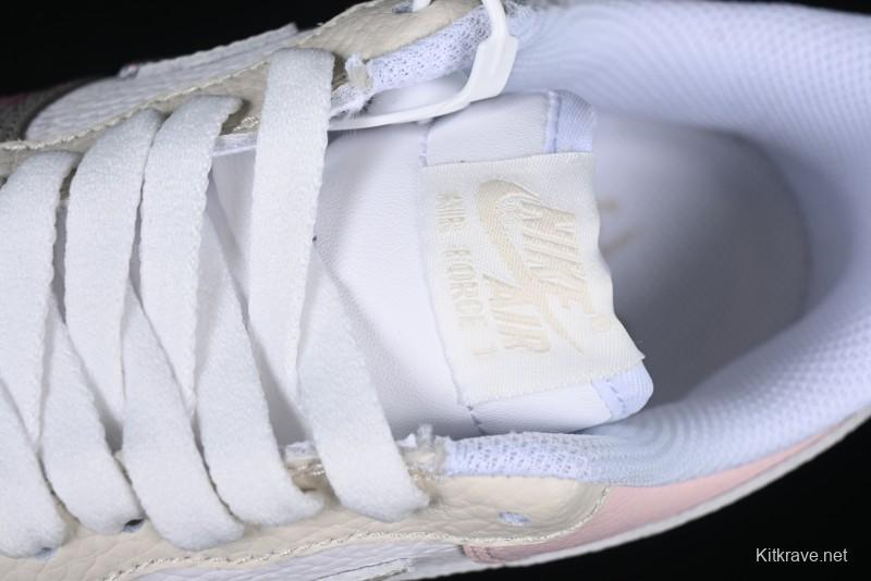 Nike Air Force 1 '07 Low Leopard Print Skeleton Custom Casual Sneakers - TY0103-222