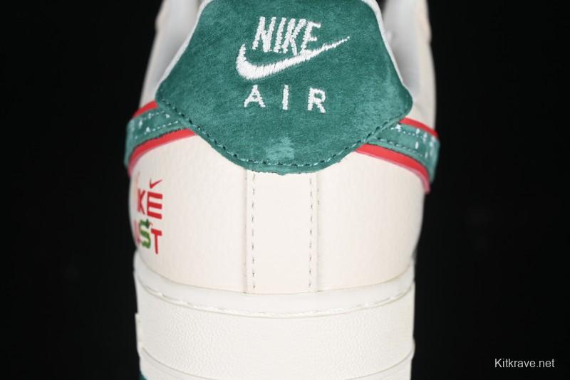 Nike Air Force 1'07 Low Just Collaboration - Christmas Tree Low-Top Casual Sneakers - DF0188-034