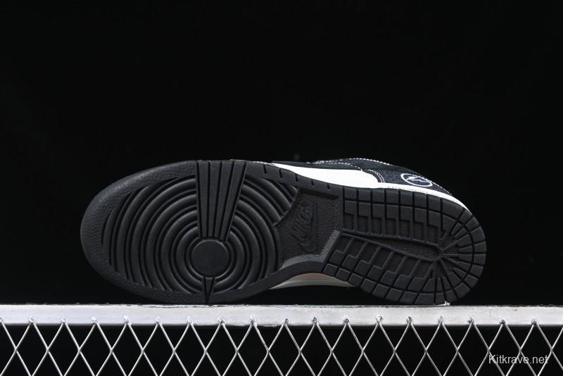 Nike SB Dunk Low Lightning Collaboration Black Swoosh Anniversary Custom Low-Top Skate Shoes - SF1029-401