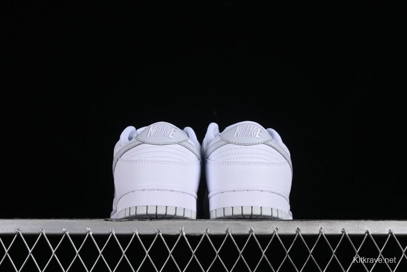 Nike SB Dunk Low All-White Low-Top Casual Skate Shoes - DV0831-101