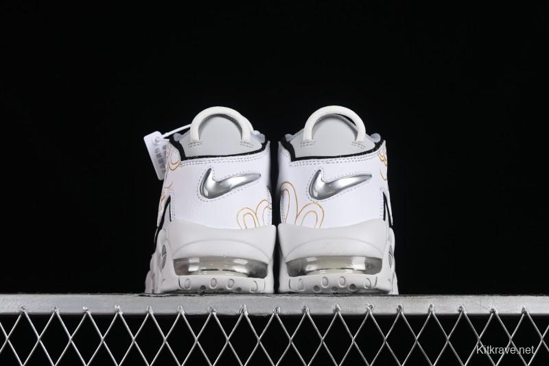 Nike Air More Uptempo 96 QS Scottie Pippen OG Series Classic High Street Versatile Casual Sports Culture Basketball Shoes - FB3021-001
