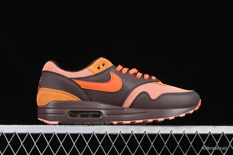Nike Air Max 1 Retro Running Shoes with Half-Sole Air Cushion - HF7346-200