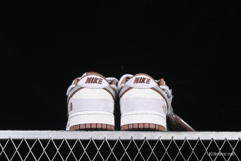 Nike SB Dunk Low The North Face x CDG Collaboration Anniversary Edition Custom Low-Top Casual Sneakers - XX3168-110