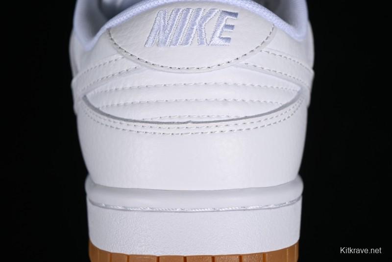 Nike SB Dunk Low Casual Skate Shoes with White and Gum Sole - 311369-100