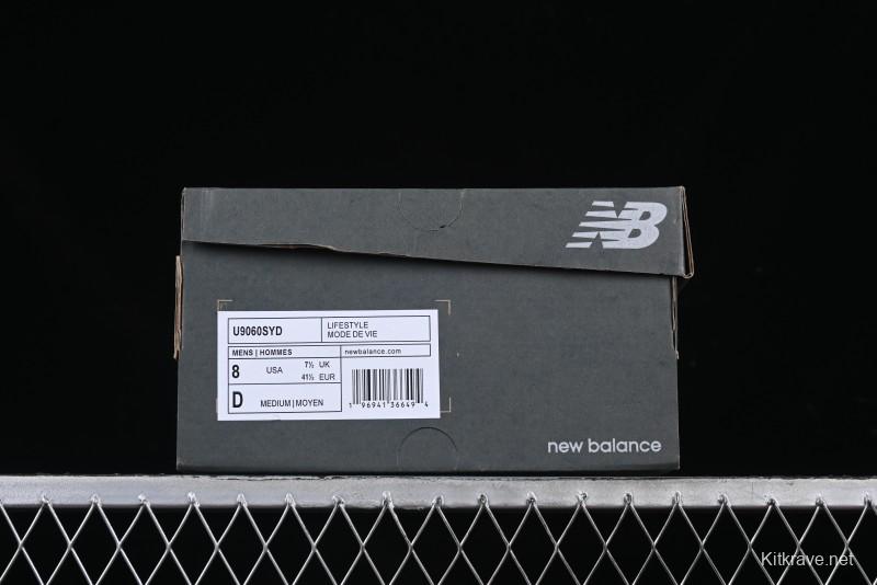 New Balance 9060 Retro Casual Running Sneakers with ABZORB Cushioning Technology - U9060SYD