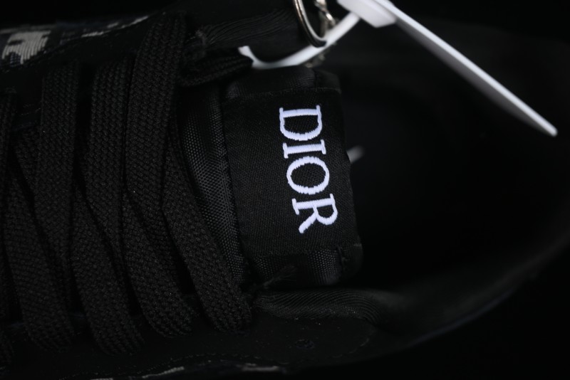 Nike Air Force 1 '07 Low Dior Collaboration Black Gum Knit Casual Sneakers - KK1988-058