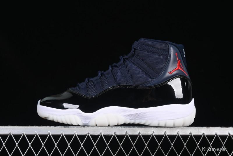 Nike Air Jordan 11 Retro High Navy Blue Basketball Shoes - CT8012-406