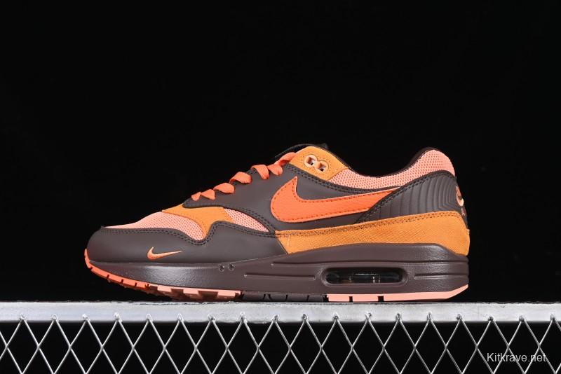 Nike Air Max 1 Retro Running Shoes with Half-Sole Air Cushion - HF7346-200