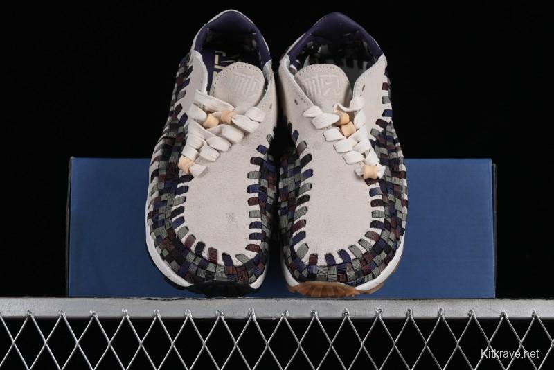 Nike Air Footscape Woven Asymmetrical Weave Slip-Resistant Low-Top Lifestyle Sneakers - FV3615-191