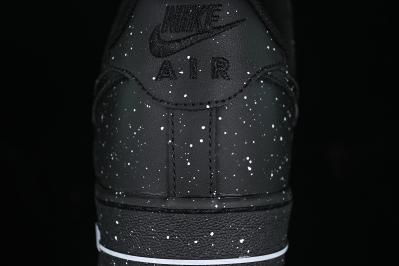 Nike Air Force 1 '07 Low Casual Sneakers with Black Splatter Design - ZH0316-046