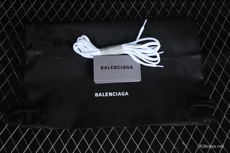 Balenciaga Monday Calf Leather Round Toe Lace-Up Low-Top Casual Shoes - WDWTS1971