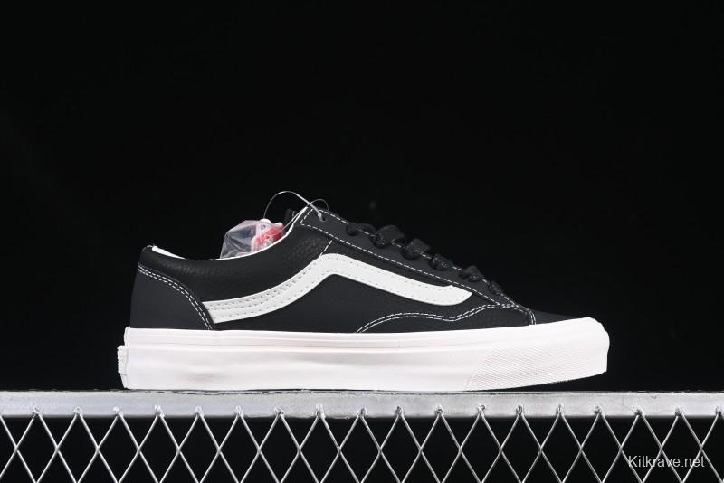 Vans Old Skool 36 Low-Top Retro Skate Shoes - VN000D57BLK