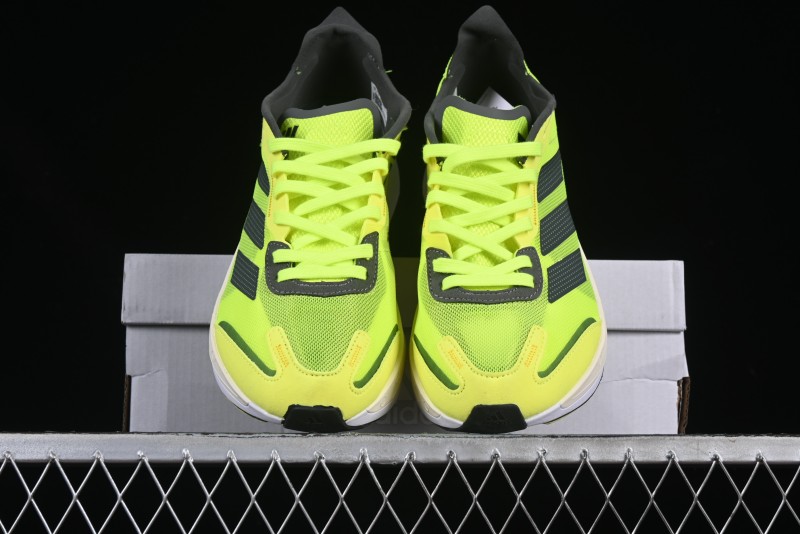 Adidas Adizero Lightstrike Pro Running Shoes - Neon Yellow/Black