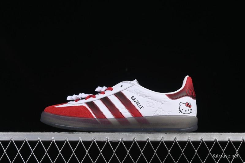Adidas Originals Gazelle Indoor II Retro Casual Slip-Resistant Wear-Resistant Low-Top Sneakers - II0013