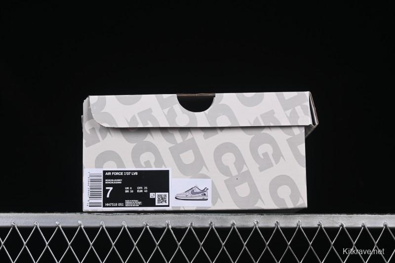 Nike Air Force 1 '07 Low The North Face x COMME des GARÇONS Navy Blue Line Casual Sneakers - HH7518-051