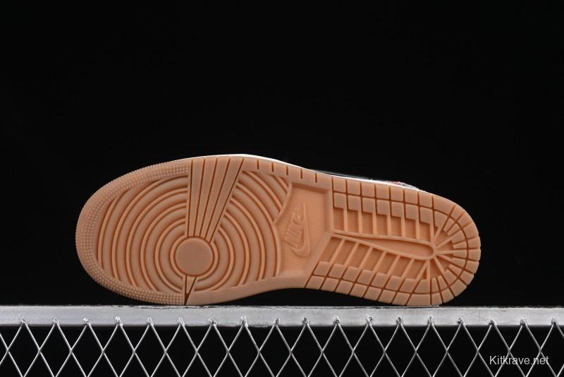 Nike Air Jordan 1 Low OG "Oatmeal" Rui Hachimura Collaboration Casual Sneakers - HV8293-100