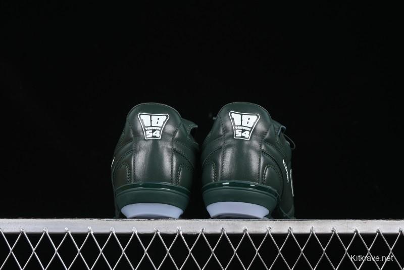 Louis Vuitton Footprint Soccer 2025 Spring Summer Collection Round Toe Lace-Up Low Top Lifestyle Casual Shoes - D.GREEN