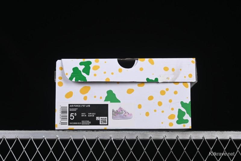 Nike Air Force 1'07 Low Casual Sneakers with Cherry Blossom Design - VV1999-013