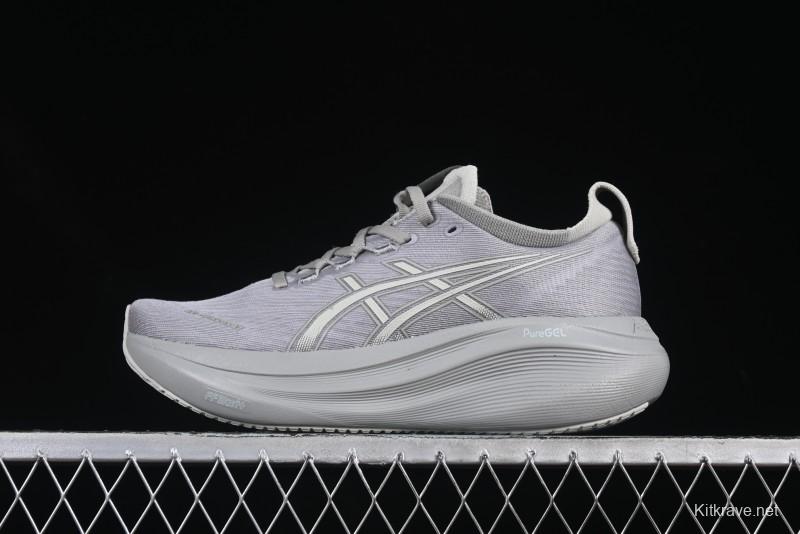 Asics Gel-Nimbus 27 Retro Breathable Casual Shoes Cushioned Men's Durable Running Shoes - 1011B958-020