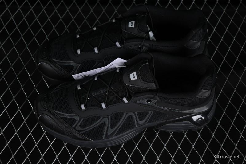 Salomon XT-Wings 2 All-Black Trail Running Sneakers - Sleek Performance and Style