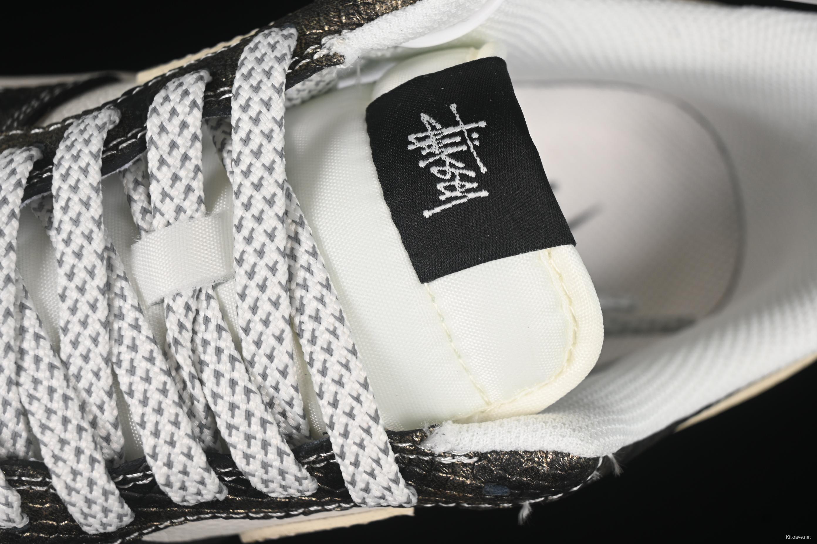 Nike Air Force 1 '07 Low Stussy Collaboration Gradient Snake Print Casual Sneakers - XS1958-556