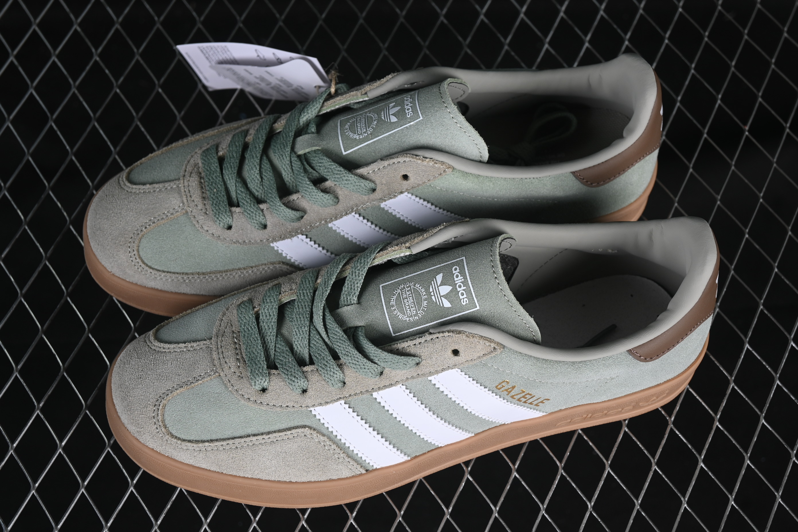 Adidas Originals Gazelle Indoor JI3526 Retro Casual Slip-Resistant Wear-Resistant Low-Top Sneakers - JI3526
