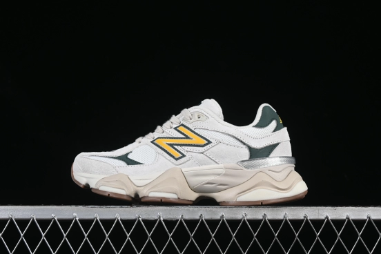 New Balance NB9060 Series Retro Casual Running Shoes with ABZORB Cushioning - U9060AGG