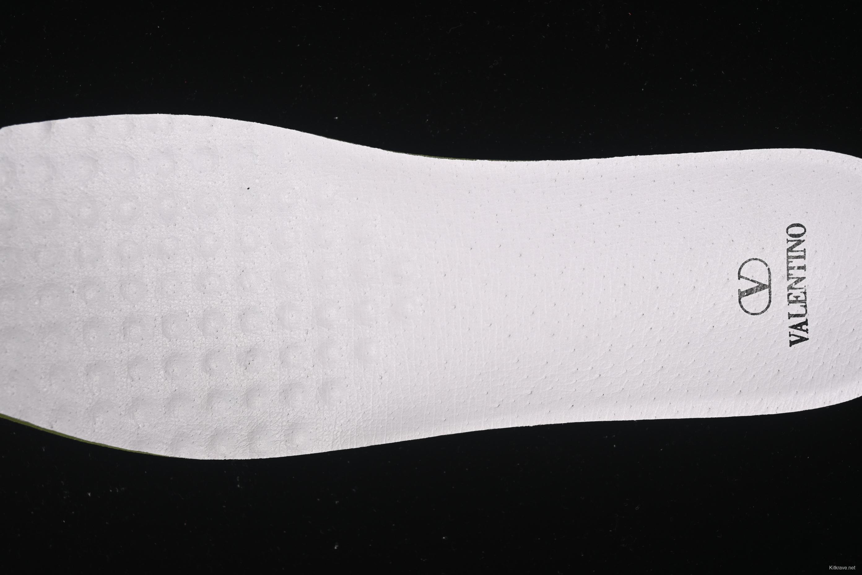 Valentino Punk Style Stitch Pattern Soft Lambskin Comfortable Lace-Up Low-Top Casual Running Shoes - MBH8