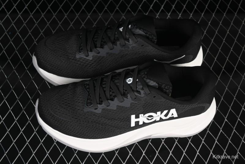 HOKA ONE ONE Rincon 4 Lightweight Breathable Knit Running Shoes - 1155131 BWHT