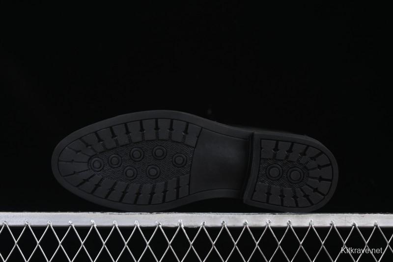 ECCO London Collection Slip-On Business Men's Leather Shoes with Wide Toe Box and Cushioned Sole - 61160801001