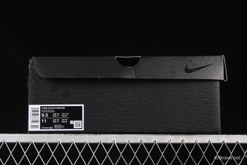 Nike Kobe 9 Elite Protro Basketball Shoes High-Top Performance with Flyknit Upper and REACT Cushioning - FZ7335-100