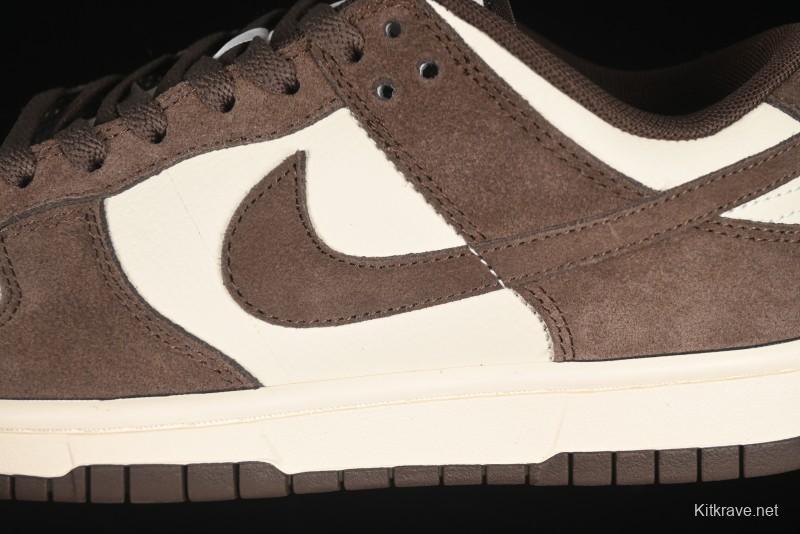 Nike SB Dunk Low White Mocha Low-Top Casual Skate Shoes - FQ8249-104