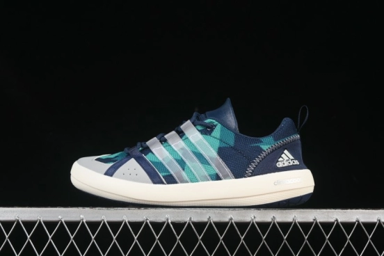 Adidas Climacool Boat Lace Graphic Breathable Cushion Casual Shoes - BA8396